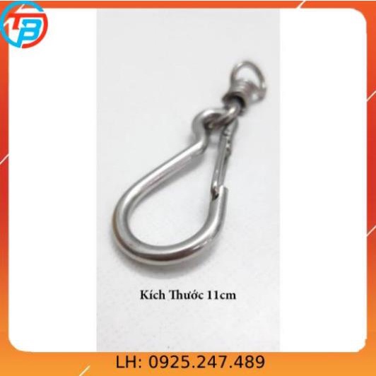 Móc khóa , móc cài treo chìa khóa 4 size Inox 304 Cao Cấp