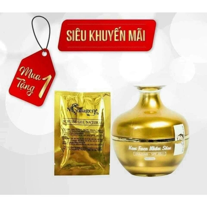 Face Nhân Sâm Tặng Tẩy Tế Bào Chết N_Colagen