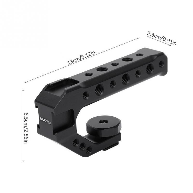 TAY CẦM GẮN PHỤ KIỆN ULANZI UURIG R005 gắn hotshoe cho các thiết bị phụ kiện như mic, đèn, màn hình