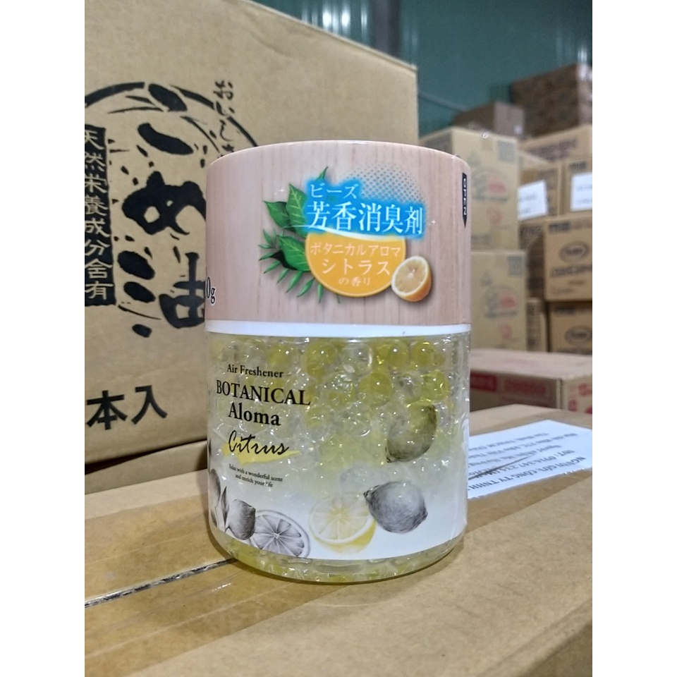 Hộp sáp thơm phòng và khử mùi, hạt sáp sắc màu trang trí 300g - Nhật Bản