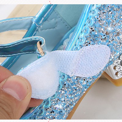 Giày công chúa Elsa búp bê cao gót cho bé gái 3-10 tuổi