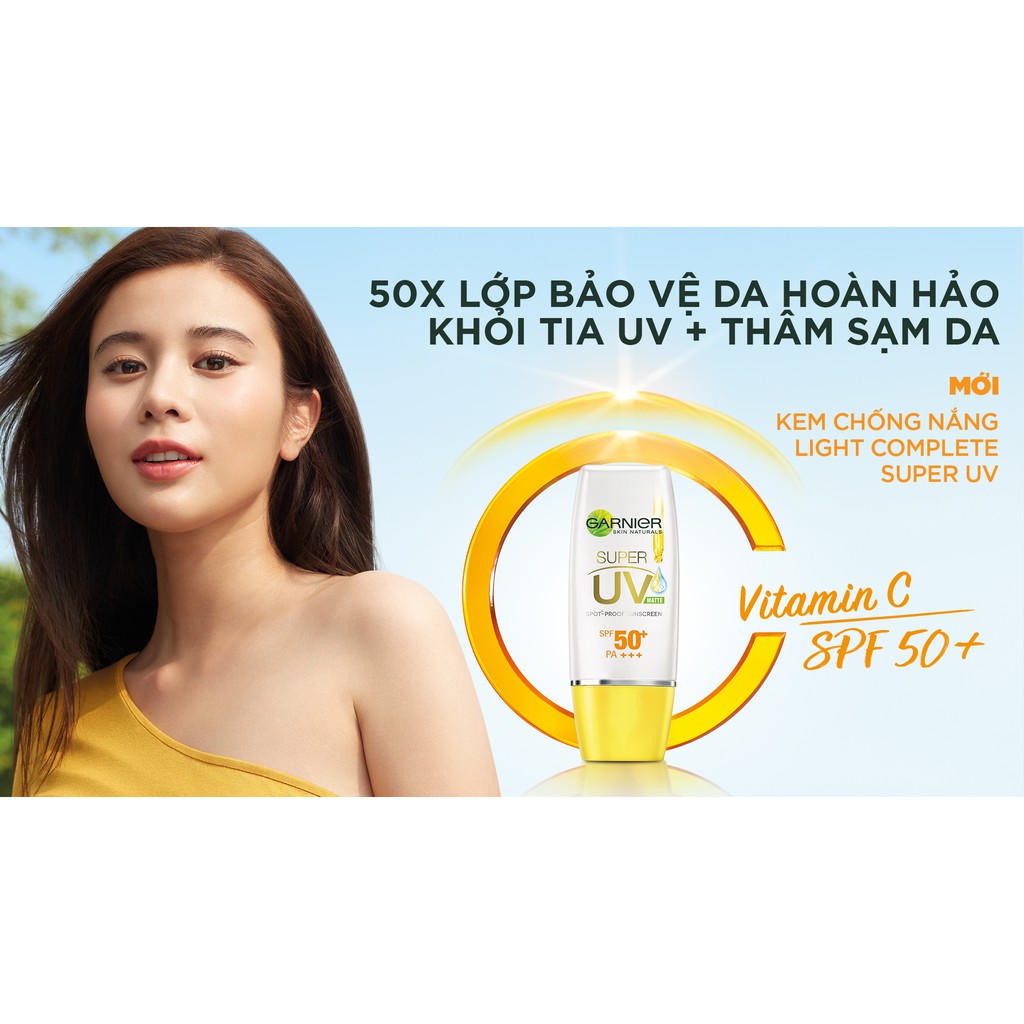 [COCOLUX] Kem Chống Nắng Garnier Sáng Da New Matte 30ml