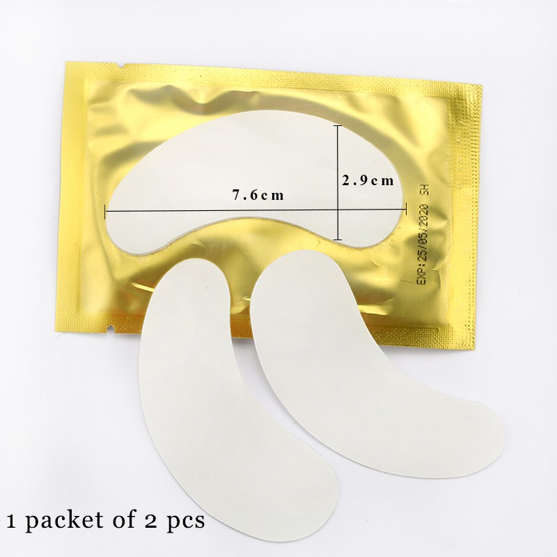 10/20 cặp miếng vá mở rộng lông mi dưới đệm mắt để gắn lông mi được dán vào các nhãn keo gel