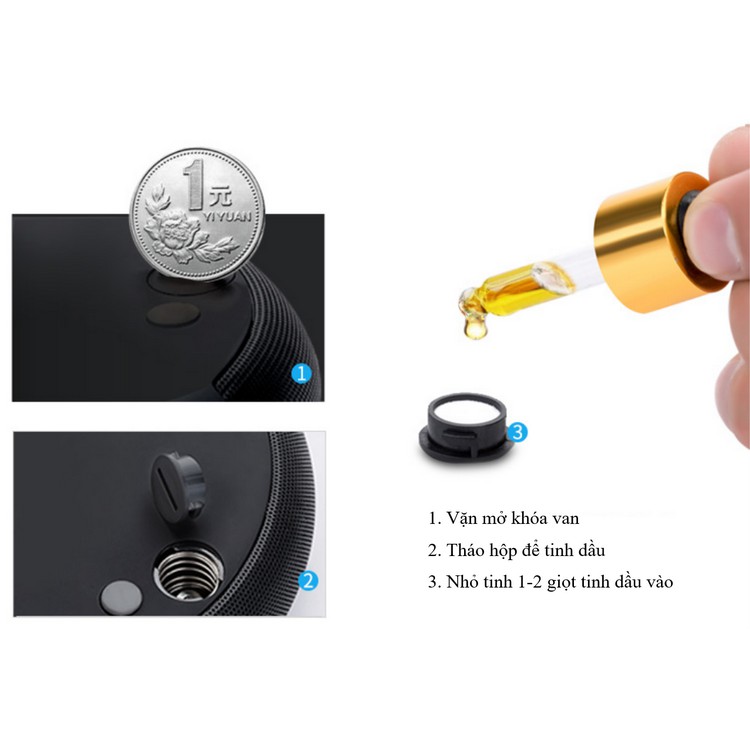 Máy khử mùi, Lọc không khí trong ô tô, chính hãng HYUNDAI, bảo hành 6 tháng