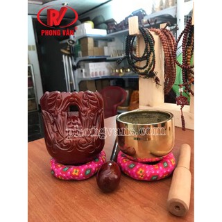 BỘ CHUÔNG MÕ TỤNG KINH TẠI GIA 9CM GIÁ TỐT