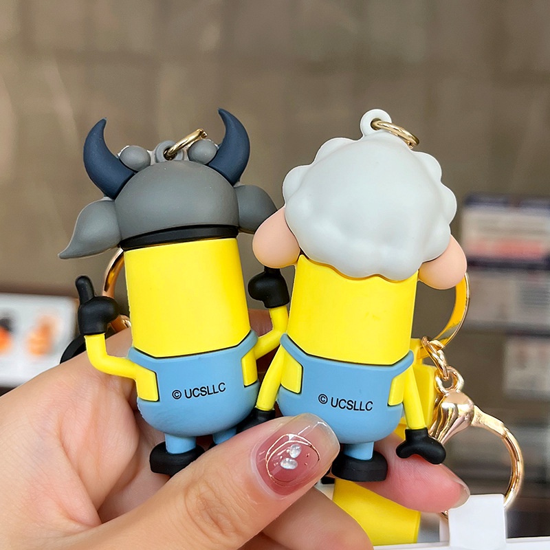 HÀNG CÓ SẴN - Móc khóa CAO CẤP MINIONS MINION cosplay các con vật đáng yêu