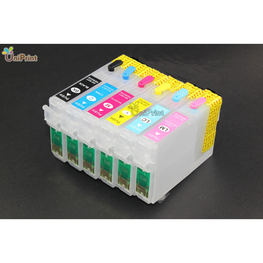 Hộp Mực T0851 Cho Máy In Epson T60 1390 Kèm Chip Arc 85n 851n