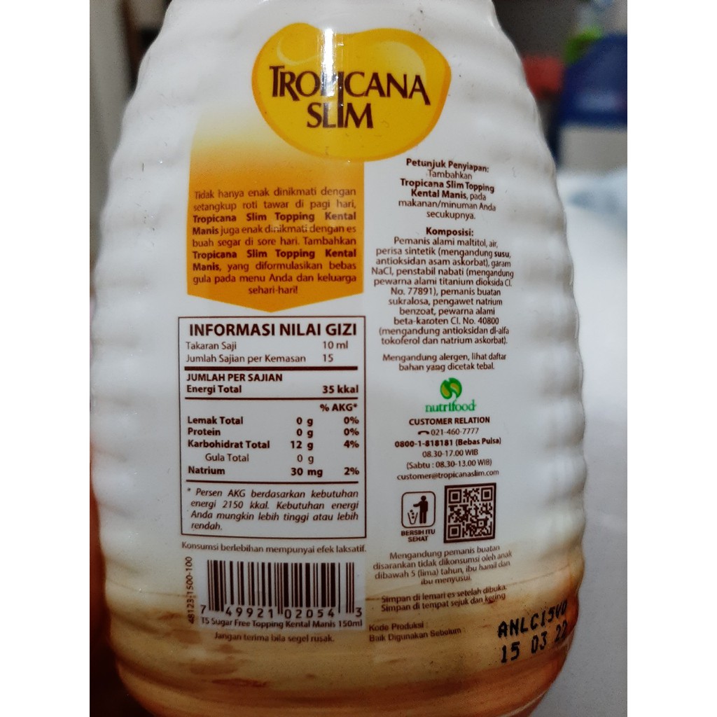 Sữa Đặc Ăn Kiêng Không Đường Tropicana Slim Tốt Cho Người Ăn Kiêng, Tiểu Đường - Nhập Khẩu Indonesia | BigBuy360 - bigbuy360.vn