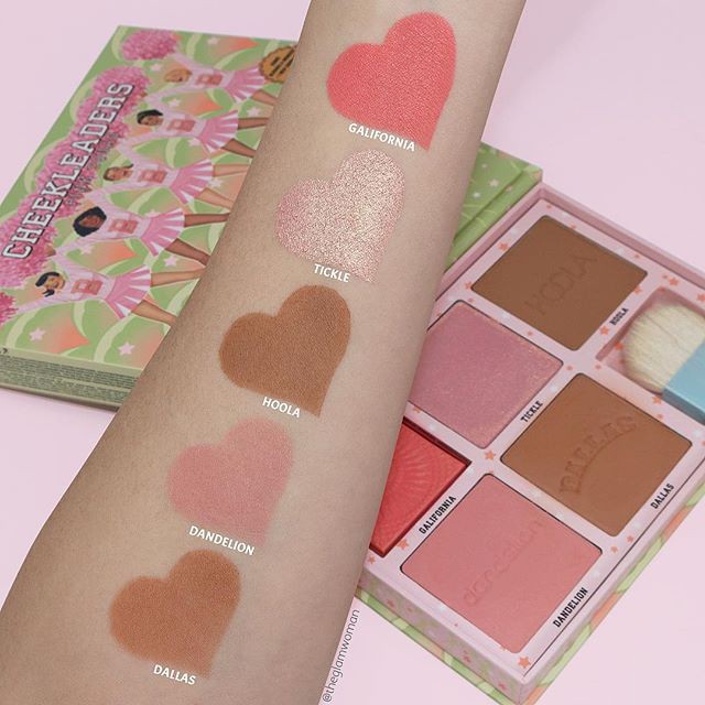 Bảng má hồng Benefit Cheekleaders Pink Squad Cheek Palette