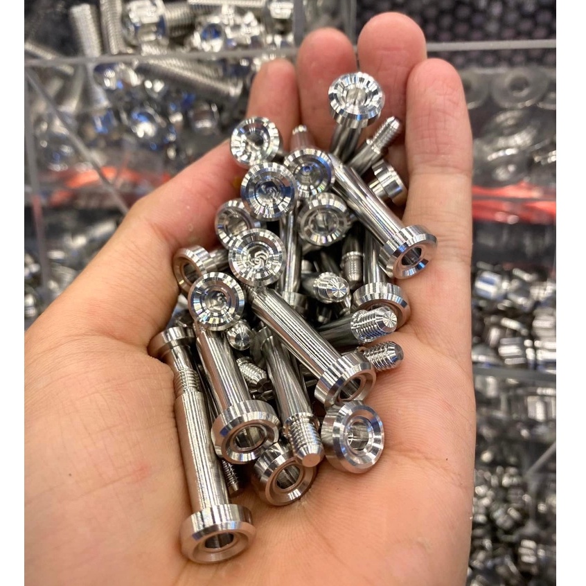 Full ốc áo TBT cho dream hàng chuẩn thái inox 304 bảo hành trọn đời