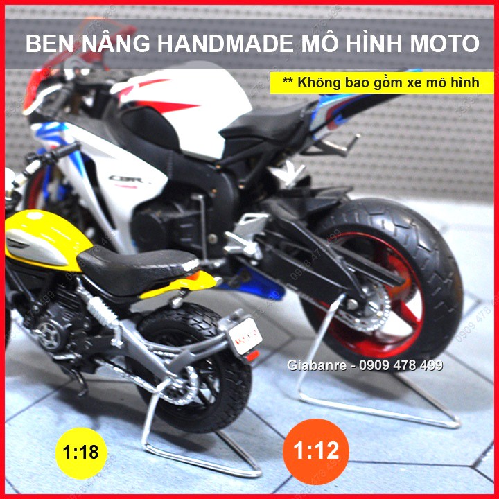 2 Mô Hình Ben Nâng Handmade Kim Loại Cho Moto Tỉ Lệ 1:12 Hoặc 1:18 - 7093