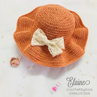 Mũ ajuma handmade vành bèo cho bé