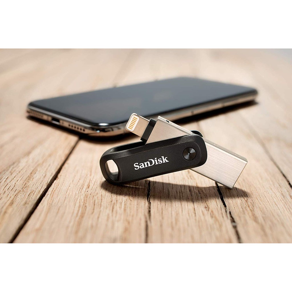 USB OTG SanDisk iXpand 3.0 Flash Drive Go 64GB (Bạc) - Hàng Chính Hãng