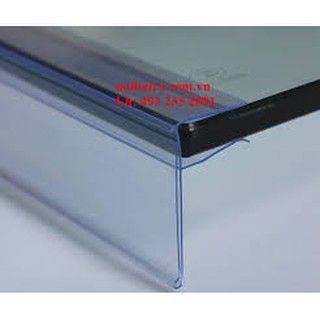 Nẹp nhựa siêu thị. Nẹp kính trên. Nẹp siêu thị.