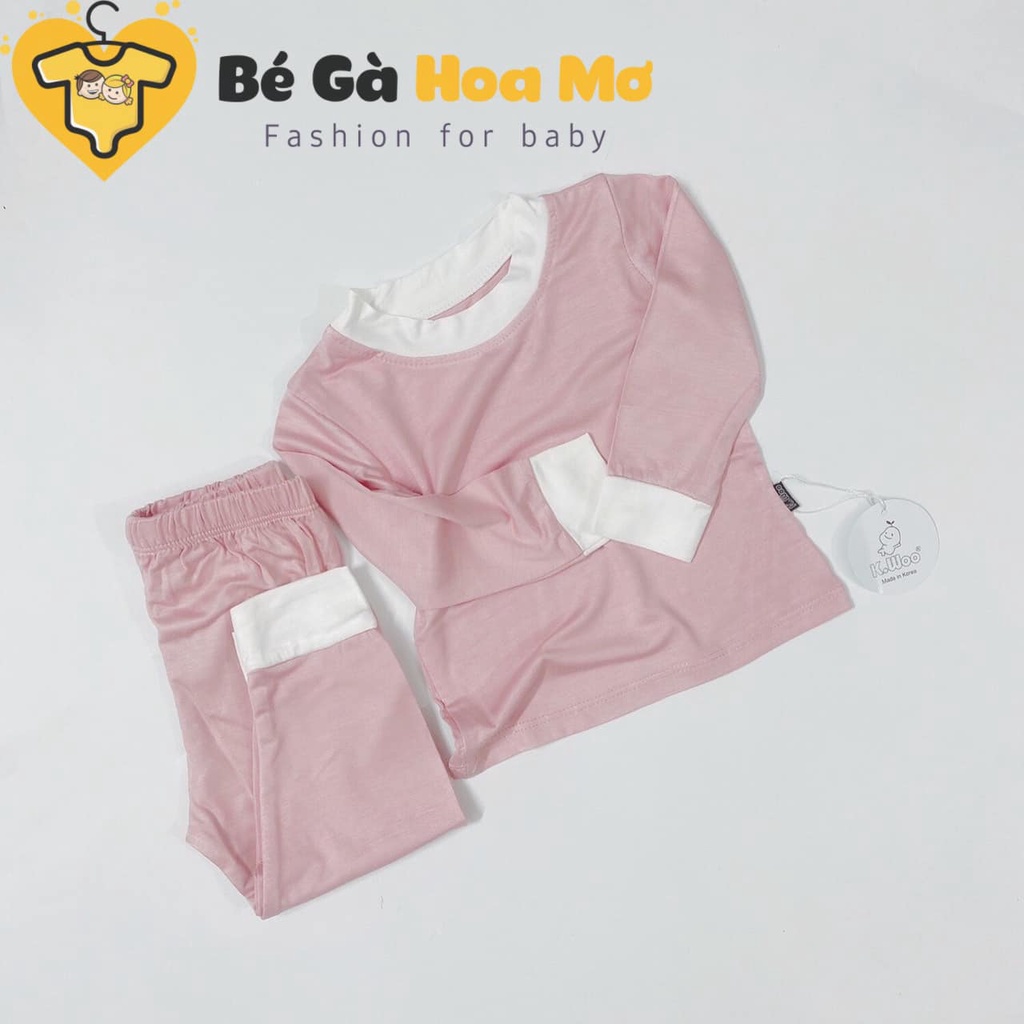 Bộ dài tay K.woo trơn HQ