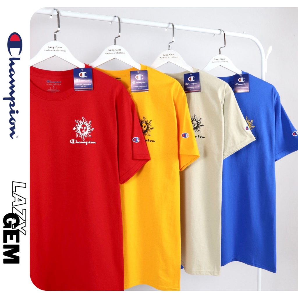 Áo Thun Champion Tagless Mặt Trời Logo - AUTHENTIC 100% ĐƯỢC NHẬP TRỰC TIẾP TỪ MỸ