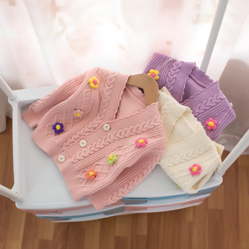 Áo khoác Cardigan thời trang mùa thu dành cho trẻ 2021
