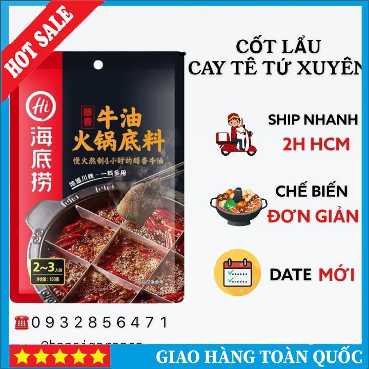 🔥RẺ VÔ ĐỊCH🔥 Gia Vị Lẩu Haidilao Vị Lẩu Thái Tomyum