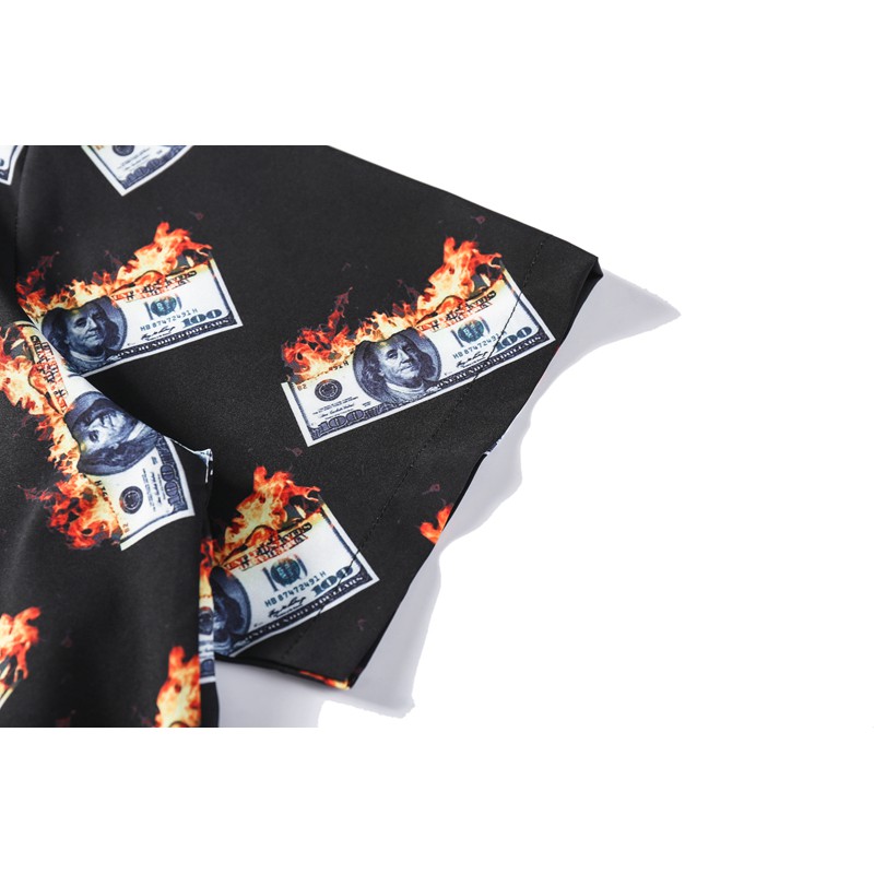 Áo Sơ Mi Tay Ngắn In Hình Tờ Tiền Đô La Thời Trang 2019 Cho Nam | BigBuy360 - bigbuy360.vn