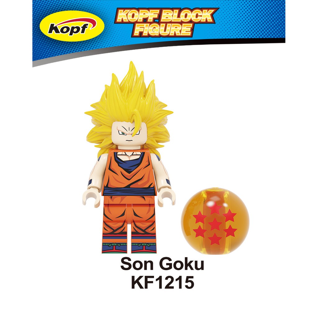 Minifigures Các Mẫu Nhân Vật 7 Viên Ngọc Rồng Dragon Ball Goku Mẫu Mới Ra Siêu Đẹp KF6098