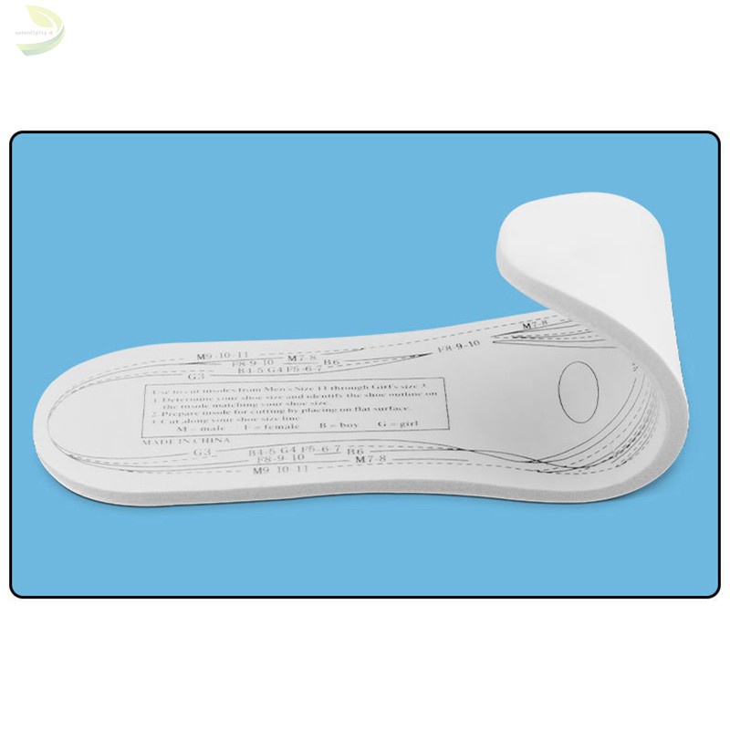 1 Pair Memory Foam Insoles Orthotic Arch Foot Care Comfort Pain Relief All Size