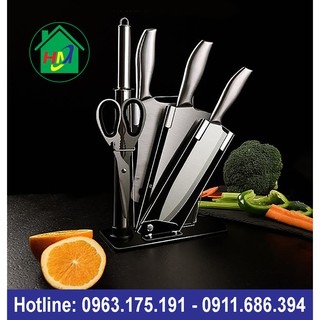 Bộ Dao 6 Món Inox Nhật Bản Cao Cấp