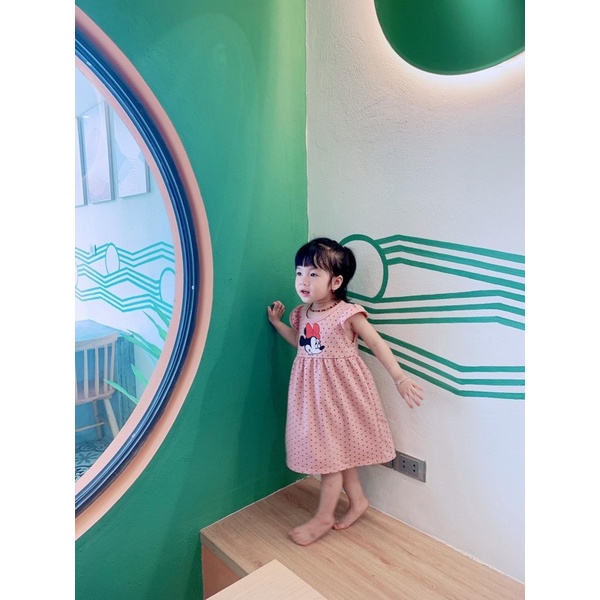 SET 2 VÁY MICKEY BÉ GÁI