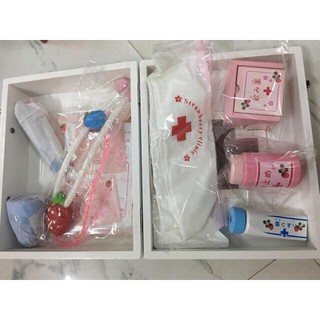 (BẰNG GỖ) BỘ ĐỒ CHƠI BÁC SỸ
