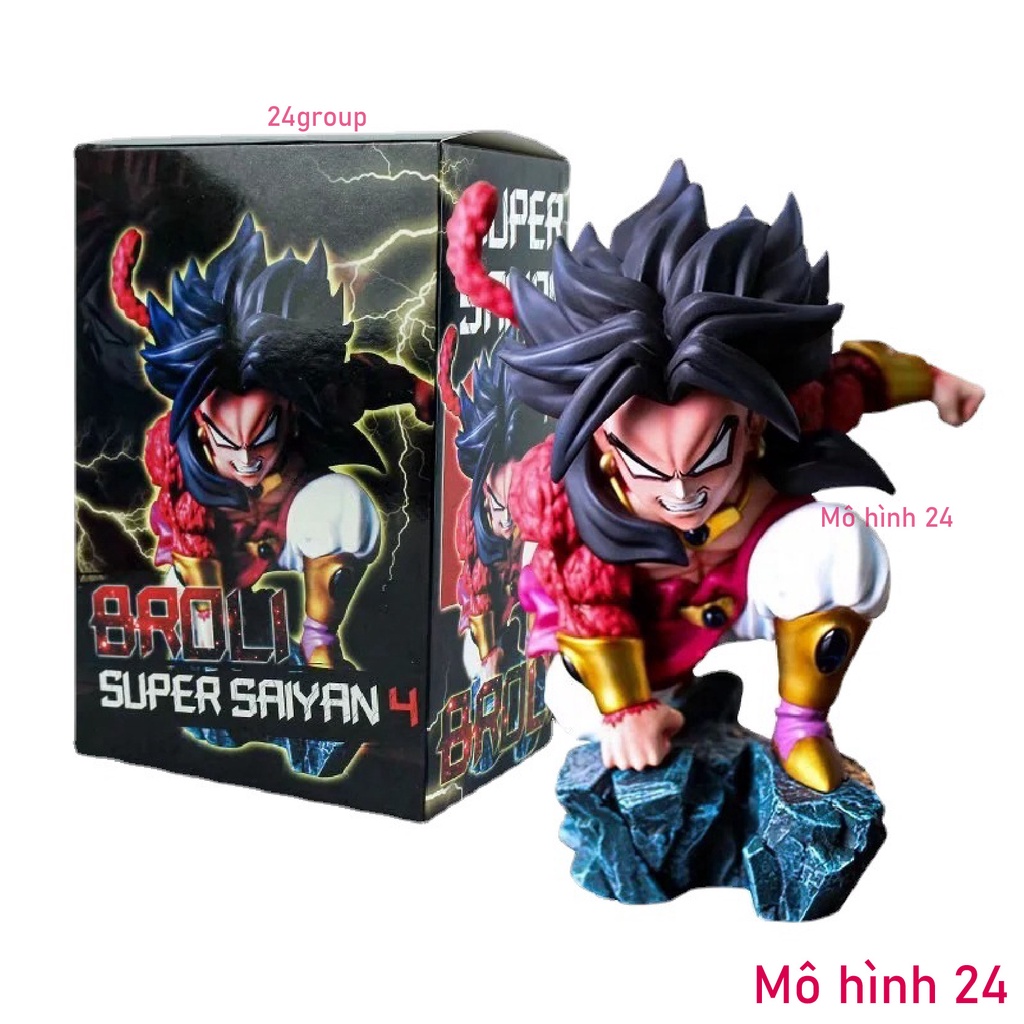 Mô Hình đồ chơi Dragon Ball Z nhân vật broly super saiyan 4 sayyan 4 sj4 Dòng GK broli chibi bảy 7 viên ngọc rồng