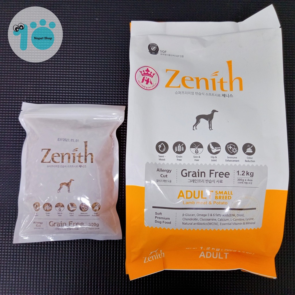 [Mã PET1504 giảm 8% đơn 300K] Thức ăn mềm cho chó NK Hàn Quốc Zenith 300g - Hạt mềm cho dòng chó nhỏ