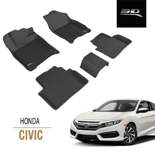 Thảm lót sàn 3D Kagu Maxpider cho Honda Civic (2017 - 2021)