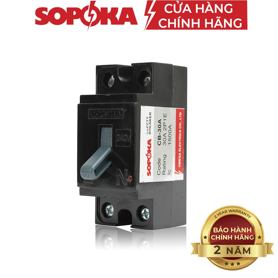 Aptomat (CB) chất lượng cao SOPOKA HCB 25A-40A