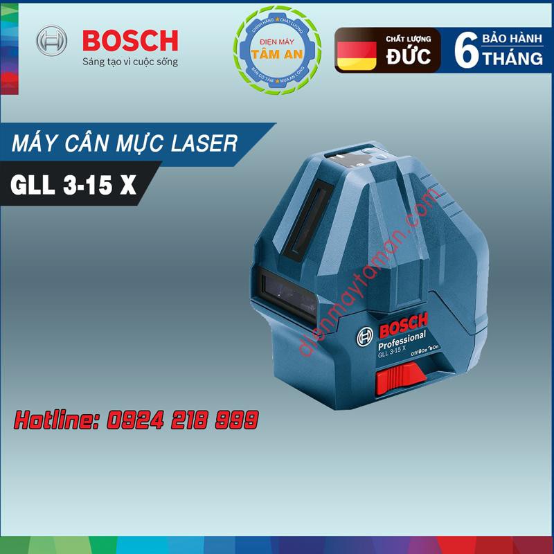 Máy cân mực laser Bosch GLL 3-15X chính hãng