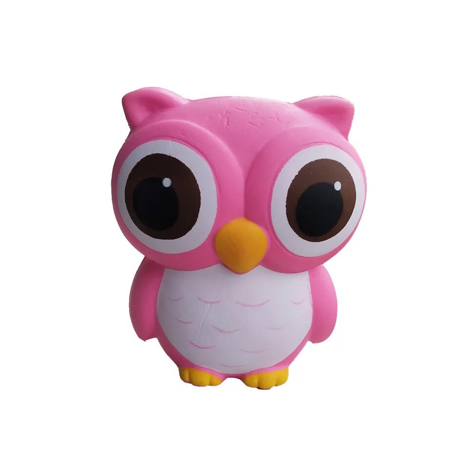 XANH LÁ) Squishy Con cú mèo màu xanh lá to bự đáng yêu hết cỡ 