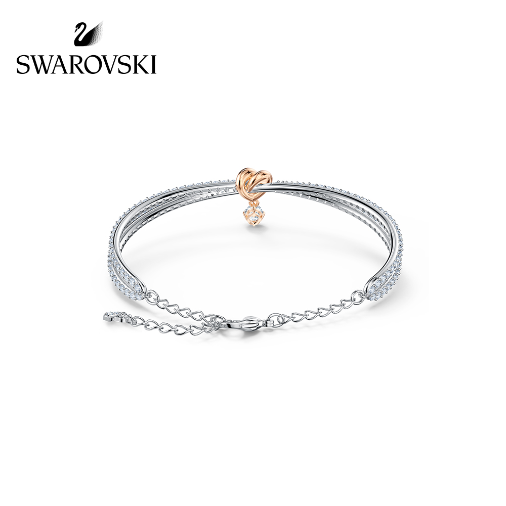 FLASH SALE 100% Swarovski VòngTay Nữ LIFELONG HRT Kink tình yêu tươi sáng và dễ chịu FASHION Bracelet trang sức đeo Trang sức