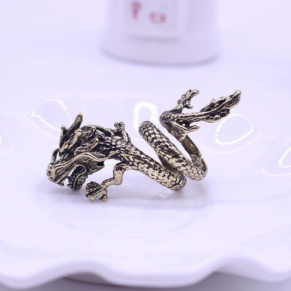QQMALL Nhẫn Nhiều Lớp Phong Cách Punk Cổ Điển Có Thể Điều Chỉnh Chất Lượng Cao Cho Nữ