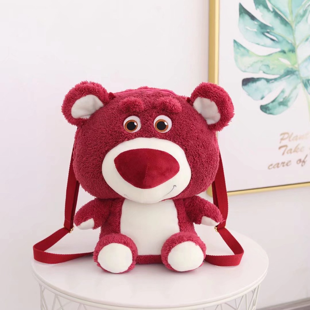 Balo gấu dâu Lotso đầu bự
