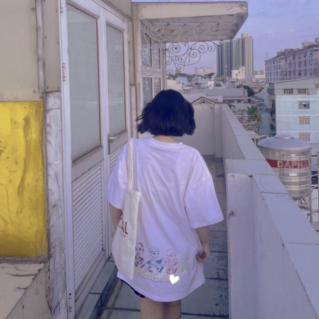 Áo thun ĐI BỘ Unisex tay lỡ phom rộng , Áo phông Oversize nam nữ