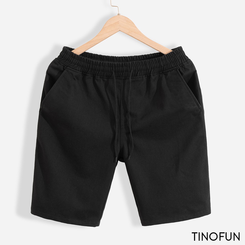 Quần short nam kaki UNIFUN Quần đùi nam mã TT11 thể thao dáng lửng tập gym co giãn có chun mùa hè