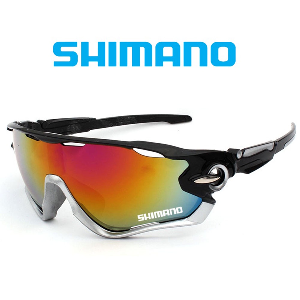 Mắt Kính Thể Thao Shimano Chống Bức Xạ Gắn Xe Đạp Leo Núi 7 Mẫu