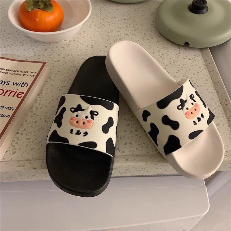 Dép Lê Bò Sữa Unisex Trẻ trung, năng động - Linh Tinh Shop