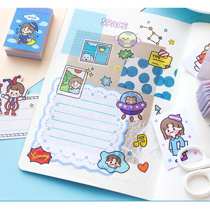 Sticker Washi dạng sổ tay mini