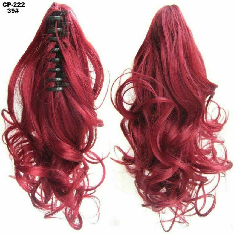 Claw Clip On Ponytail Hair Extension Curly Thick Long Natural Looking Hair