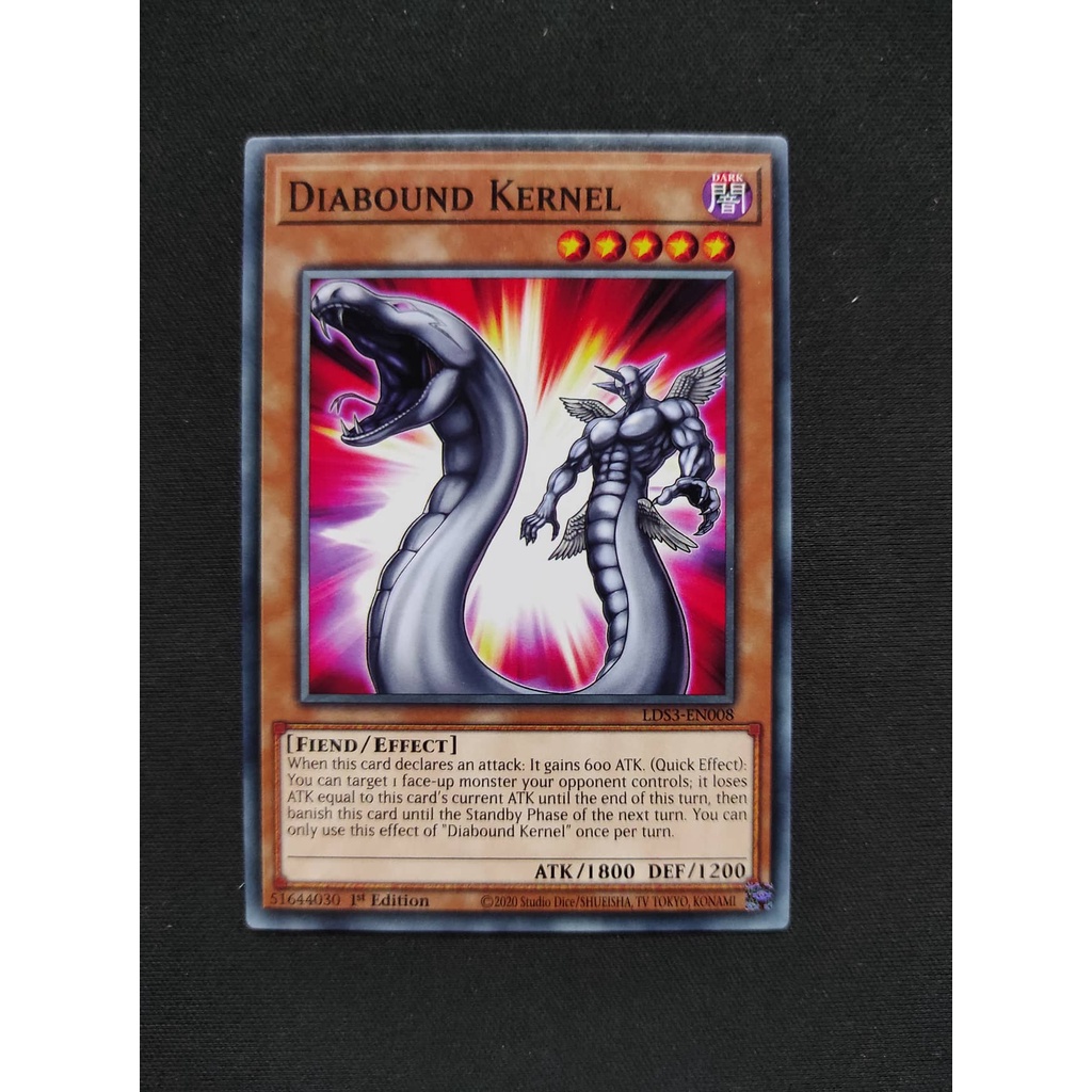 (YGO-TCG)1 lá thẻ bài Diabound Kernel - LDS3-EN008 - Common