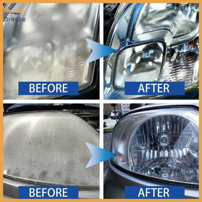 Bộ Dung Dịch Đánh Bóng Đèn Pha Chống Trầy Xước Mạ Nhựa Resin