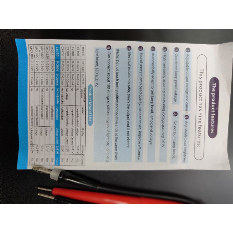 Test đèn led CB250