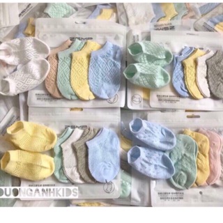 Set 5 đôi tất lưới mùa hè cho bé