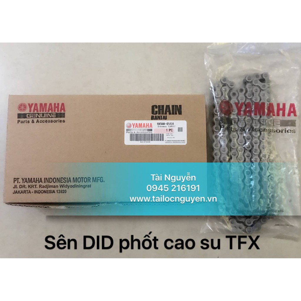 SÊN DID/ SÊN TFX CÓ PHỐT CAO SU CHÍNH HÃNG YAMAHA