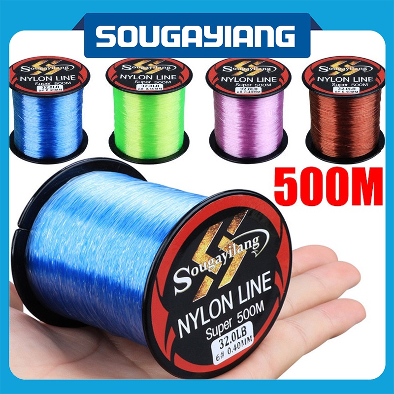 Dây câu cá Sougayilang 11-36LB sợi nylon fluorocarbon nhân tạo chắc chắn thumbnail