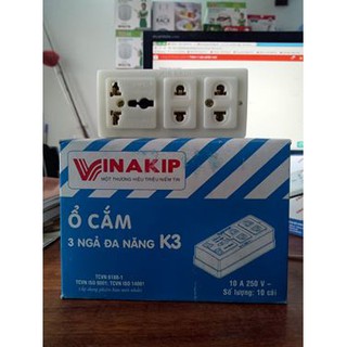 Ổ cắm 3 ngả đa năng K3